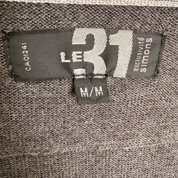 Simons Charcoal Button-Up Cardigan - Picture 2 of 2